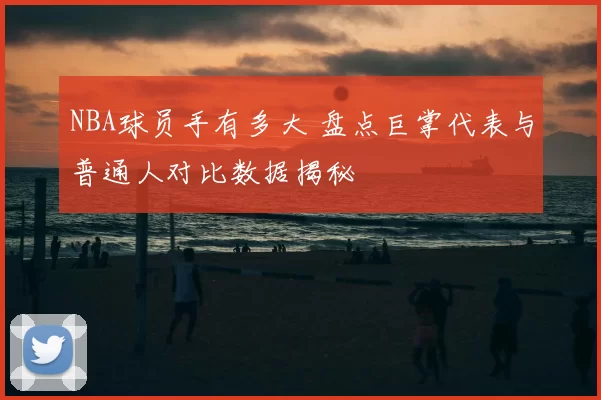 NBA球员手有多大 盘点巨掌代表与普通人对比数据揭秘