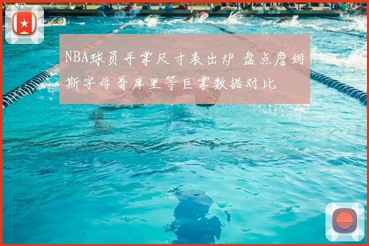 NBA球员手掌尺寸表出炉 盘点詹姆斯字母哥库里等巨掌数据对比